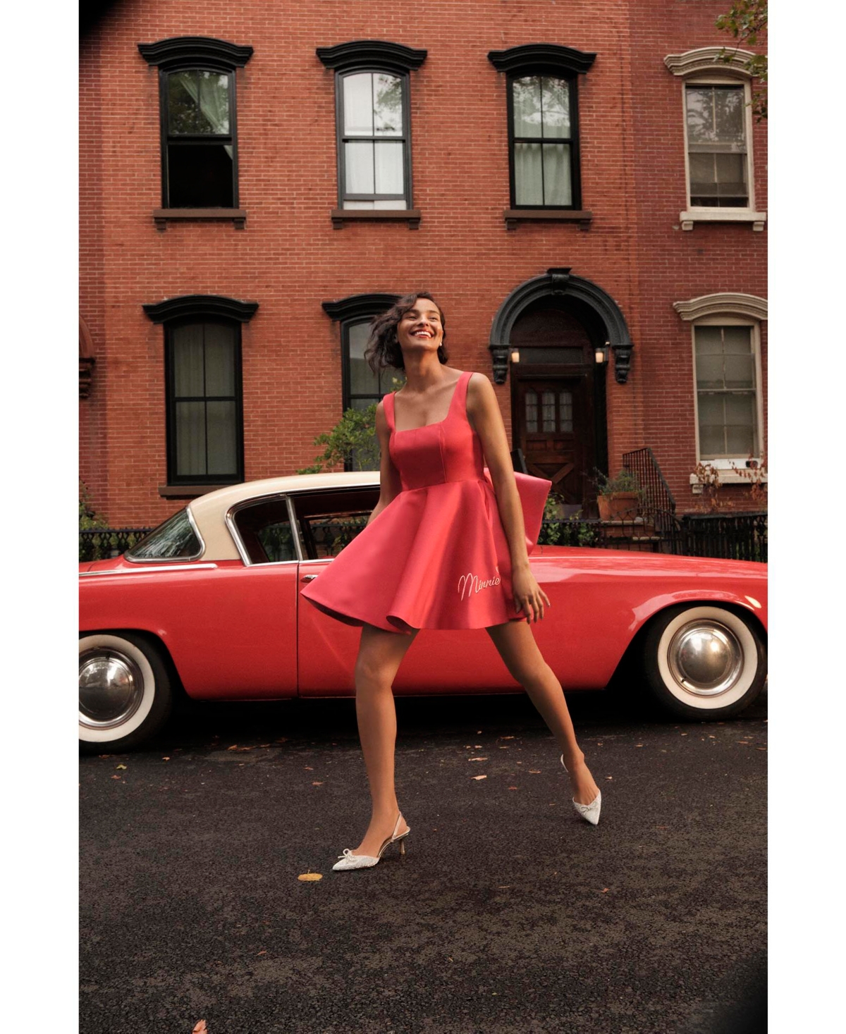 Disney | Macy's Plus Minnie Mouse Bow Fit & Flare Mini Dress, Exclusive