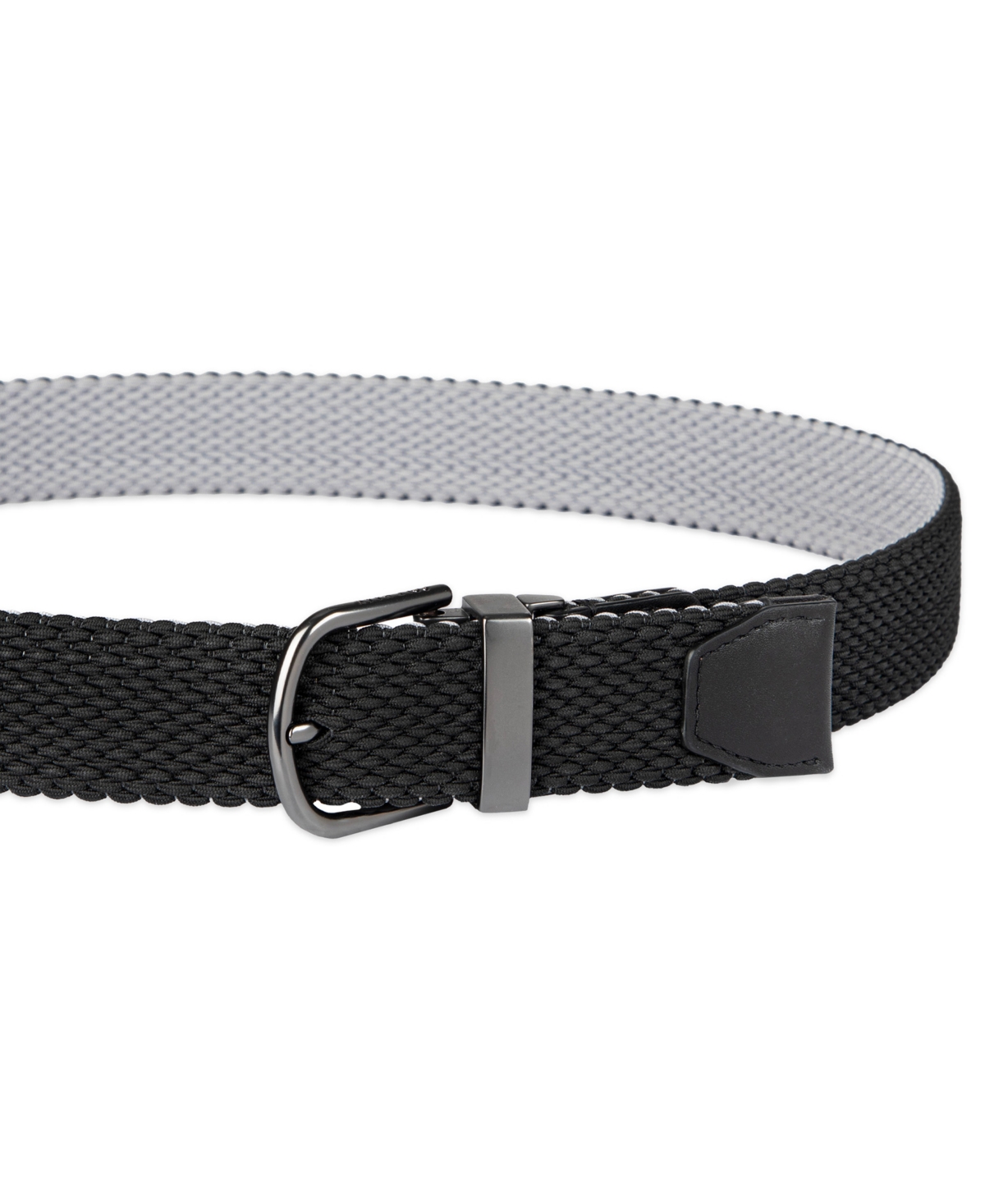 Cole Haan Men's Two-in-One Reversible Braided Stretch Belt