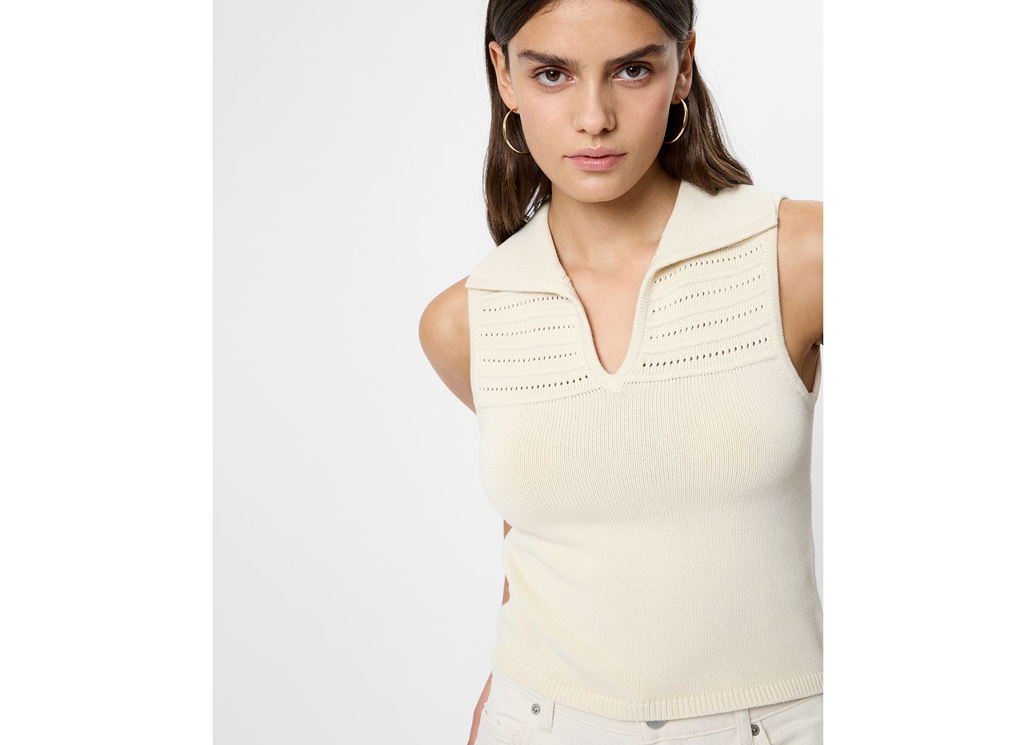 Women's Nellis Open Stripe Sweater Top