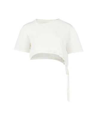 Women's Free Heaven Cotton Crop String T-Shirt