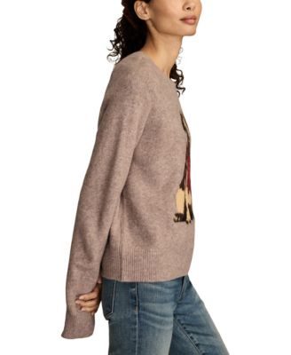 Women's Cloud Soft Pug Crew Neck Sweater