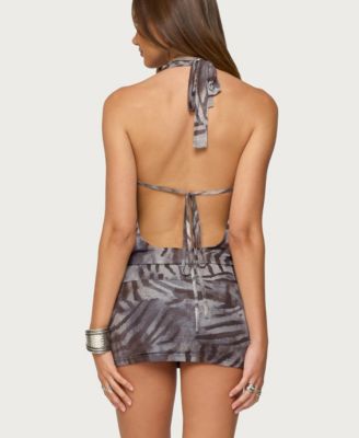 Women's Malisha Iridescent Printed Mini Dress