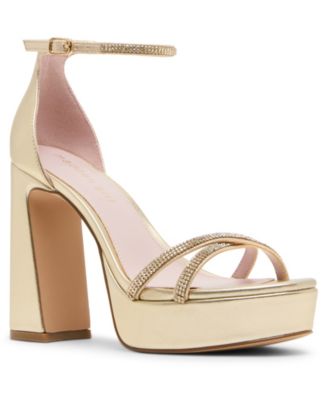 Madden Girl - Women's Cady-R Strappy Platform Round-Toe Dress Sandals