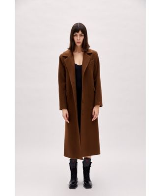 Women's Wool-Cashmere Blend Coat
