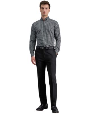 Men's Modern-Fit Micro-Check Dress Pants
