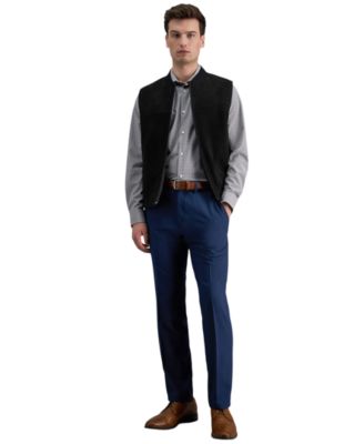 Men's Modern-Fit Micro-Check Dress Pants