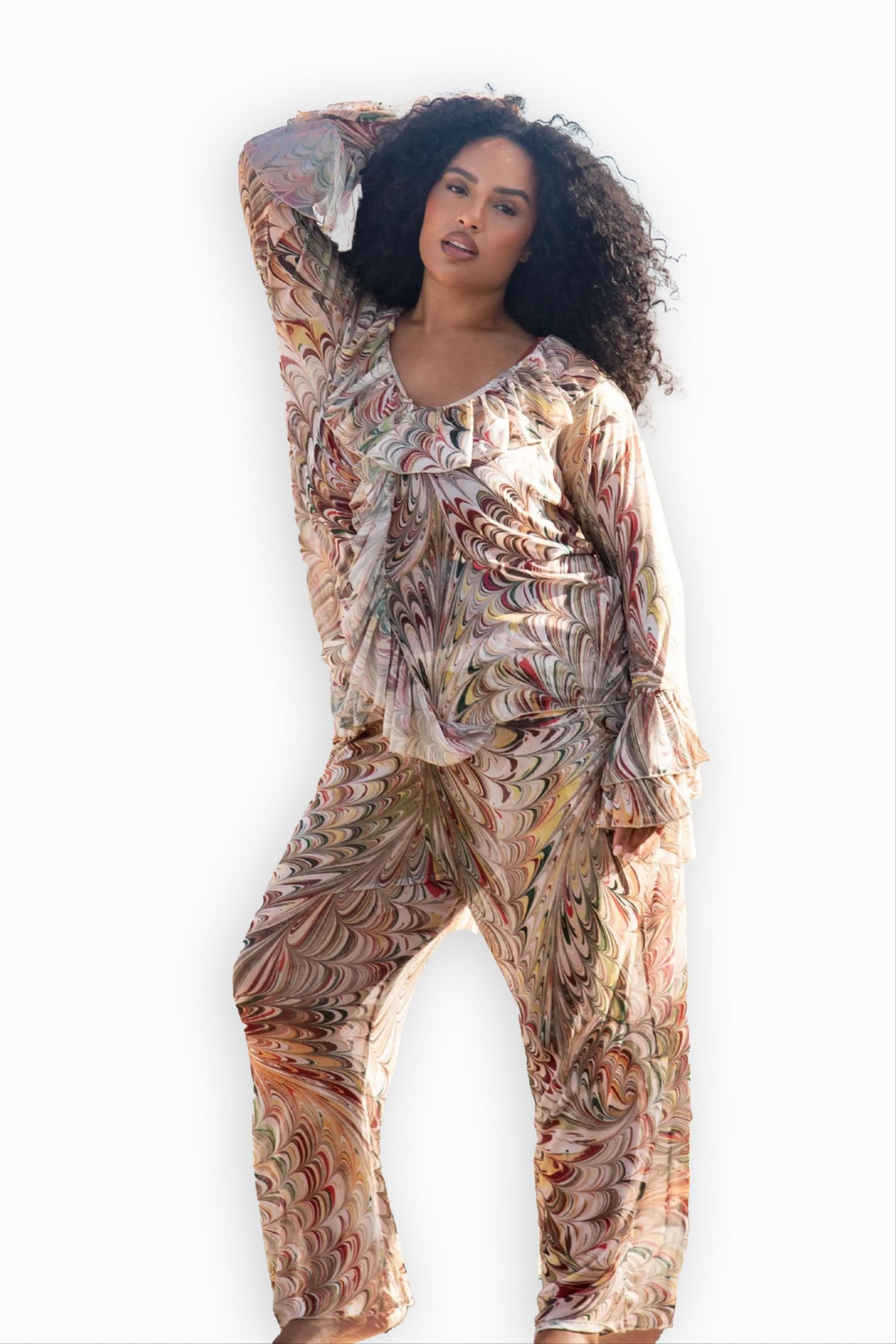 Curve Wide Leg Resort Trouser