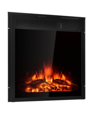 22.5 Inch Electric Fireplace Insert Freestanding and Recessed Heater