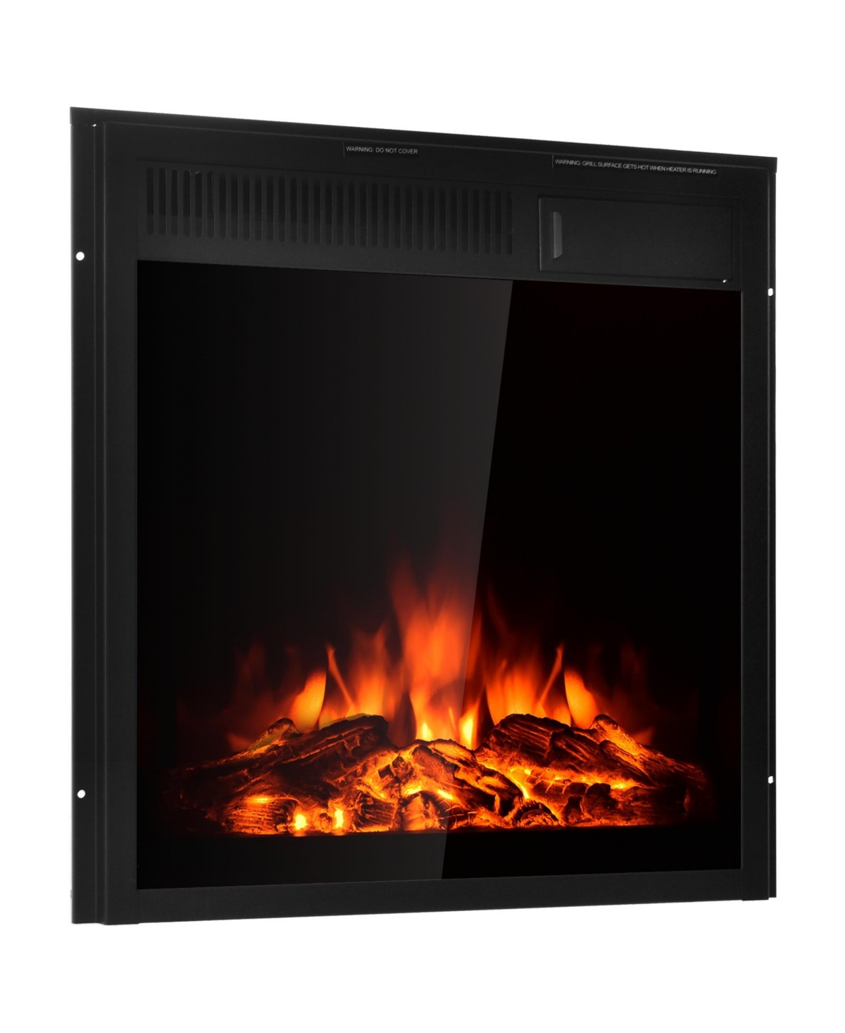 Sugift 22.5 Inch Electric Fireplace Insert Freestanding and Recessed Heater