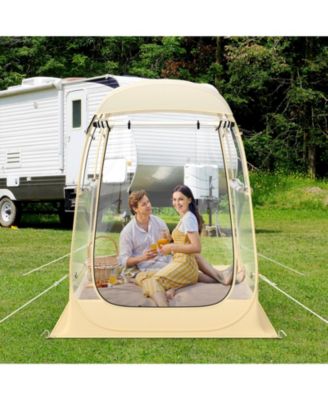 Instant Pop up Sports Tent with Carrying Bag and Floor Mat for 1-2 People