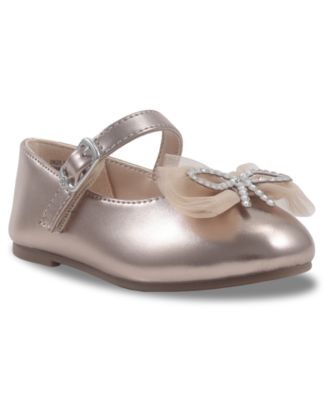 Jessica Simpson - Girls Toddler 5T-9T Amy Petal Dress Shoes