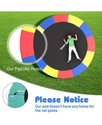 15 Feet Universal Trampoline Spring Cover-Multicolor