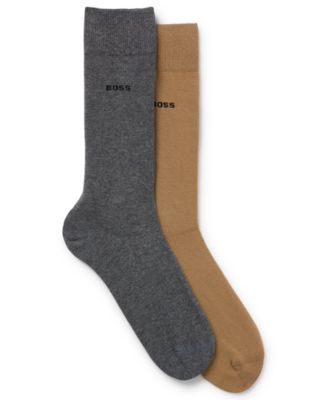 BOSS by Men's Low-Cut Crew Socks, 2-Pack