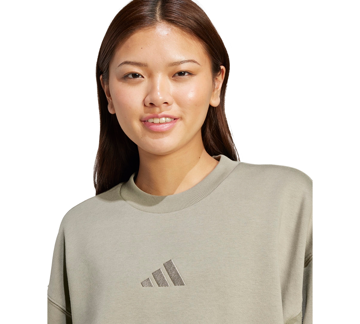 Adidas Women's All Szn Loose Fit Fleece Sweatshirt