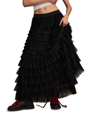 Lucky Brand - Women's Ruffled Maxi Skirt