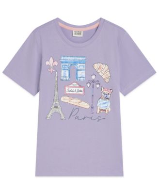 SCOTCH & SODA - 7-16 Paris Graphic Print T-Shirt