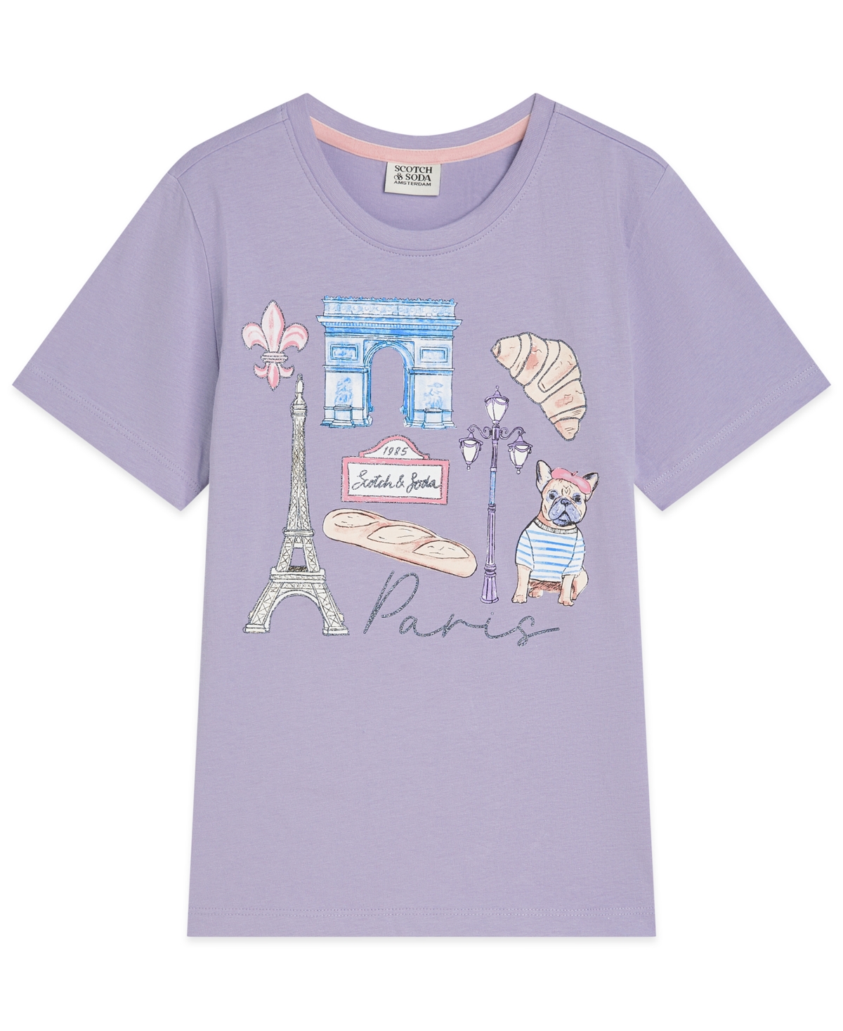 Scotch & Soda Girls 7-16 Paris Graphic Print T-Shirt