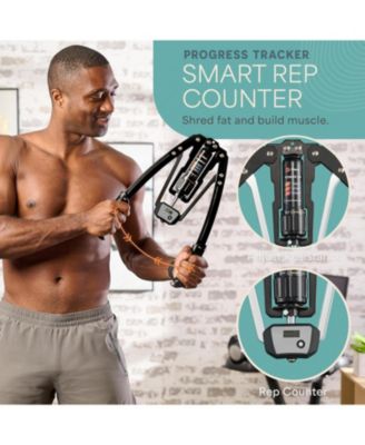 Hydraulic Power Chest Expander – Adjustable 22–440lb Arm Twister with Rep Counter for Upper Body Strength Training