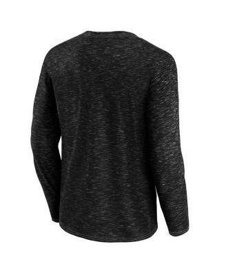 Men's Gray Washington Capitals Iced Out Long Sleeve T-Shirt