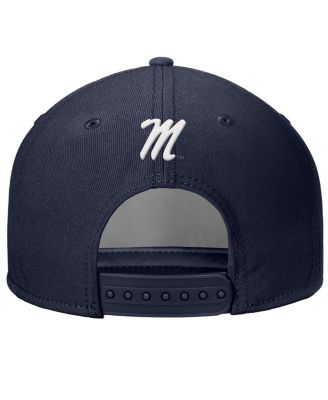 Men's Navy Ole Miss Rebels Rise Adjustable Hat