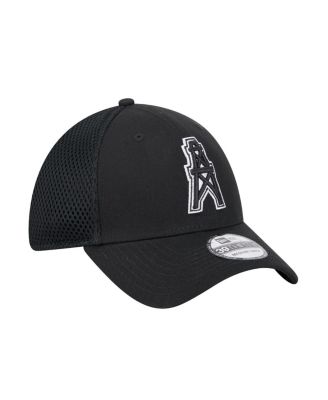 Men's Black Houston Oilers Main Neo 39THIRTY Flex Hat