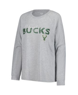 Women's 2-Piece Milwaukee Bucks Petition Long Sleeve Top and Shorts Set