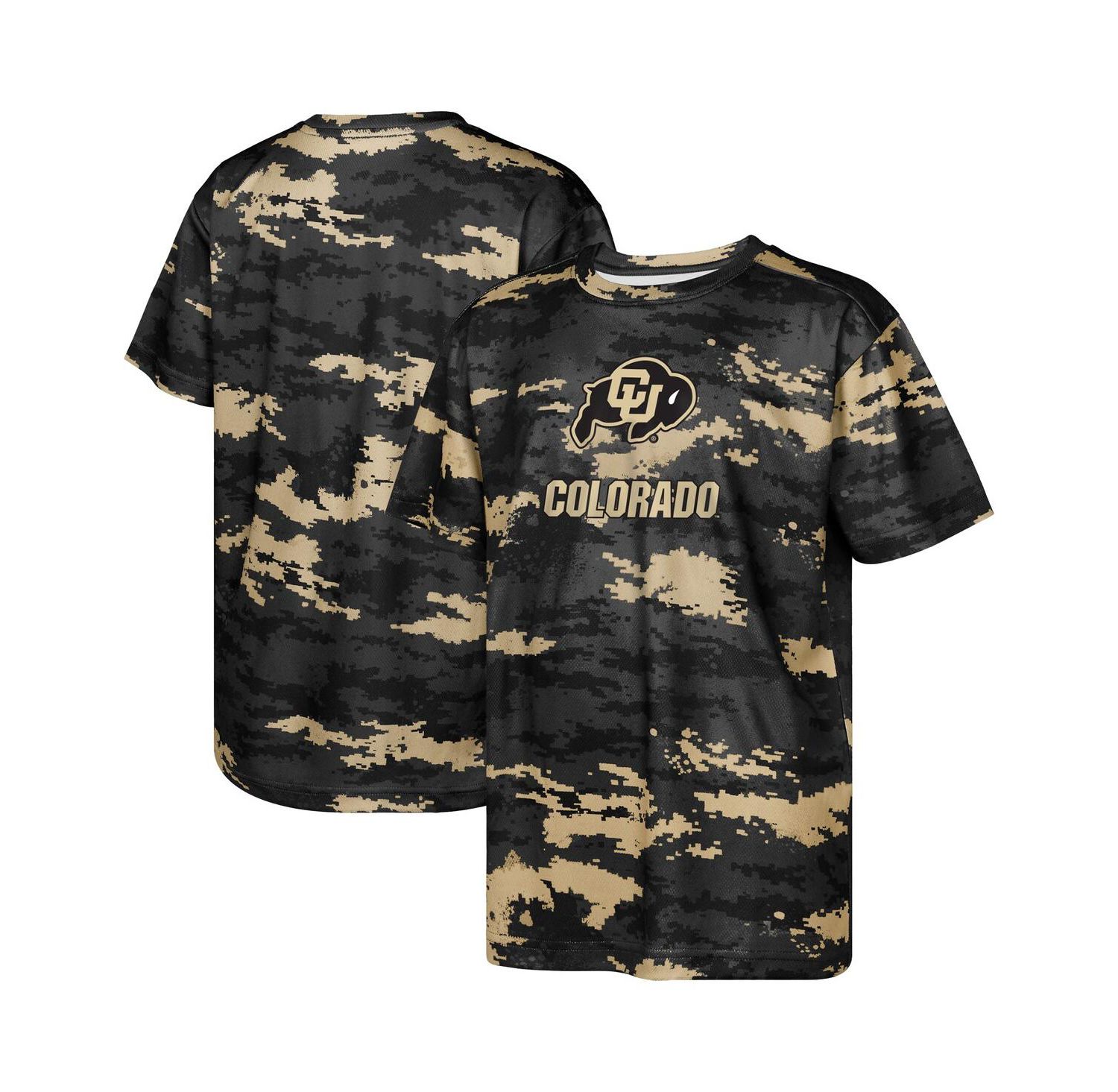 Big Boys and Girls Black Colorado Buffaloes Scrimmage T-Shirt