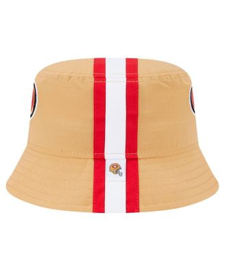 Men's Gold San Francisco 49ers Helmet Bucket Hat