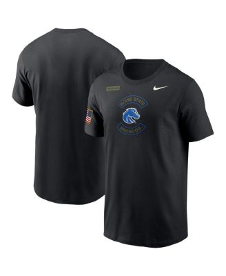 Nike - Men's Black Boise State Broncos 2025 Military Appreciation Dri-FIT T-Shirt