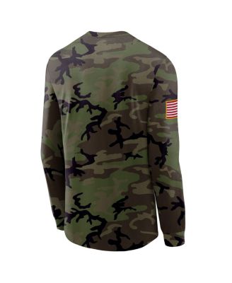 Men's Camo Colorado Buffaloes 2025 Military Appreciation Legend Dri-FIT Long Sleeve T-Shirt
