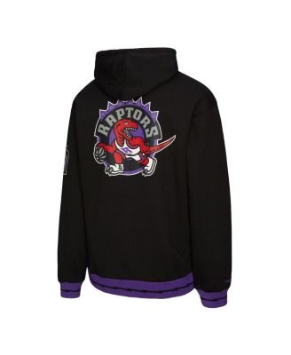 Men's and Women's Black Toronto Raptors Vintage Heavyweight Hoodie