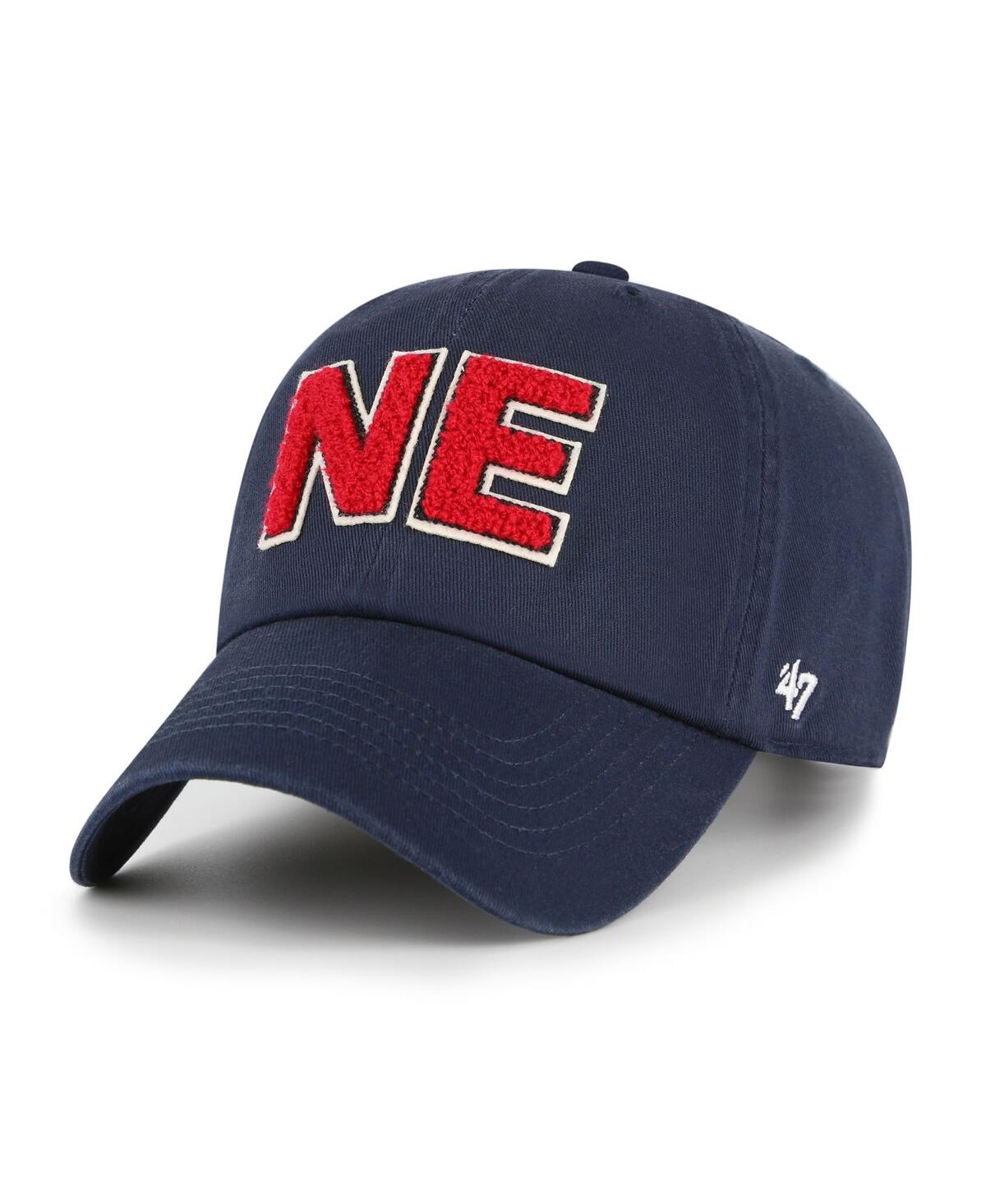 47 Brand Women's Navy New England Patriots Zoey Clean Up Adjustable Hat In Blue
