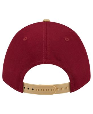 Men's Wine Cleveland Cavaliers Bold Arch COOLERA 9FORTY A-Frame M-Crown Adjustable Hat
