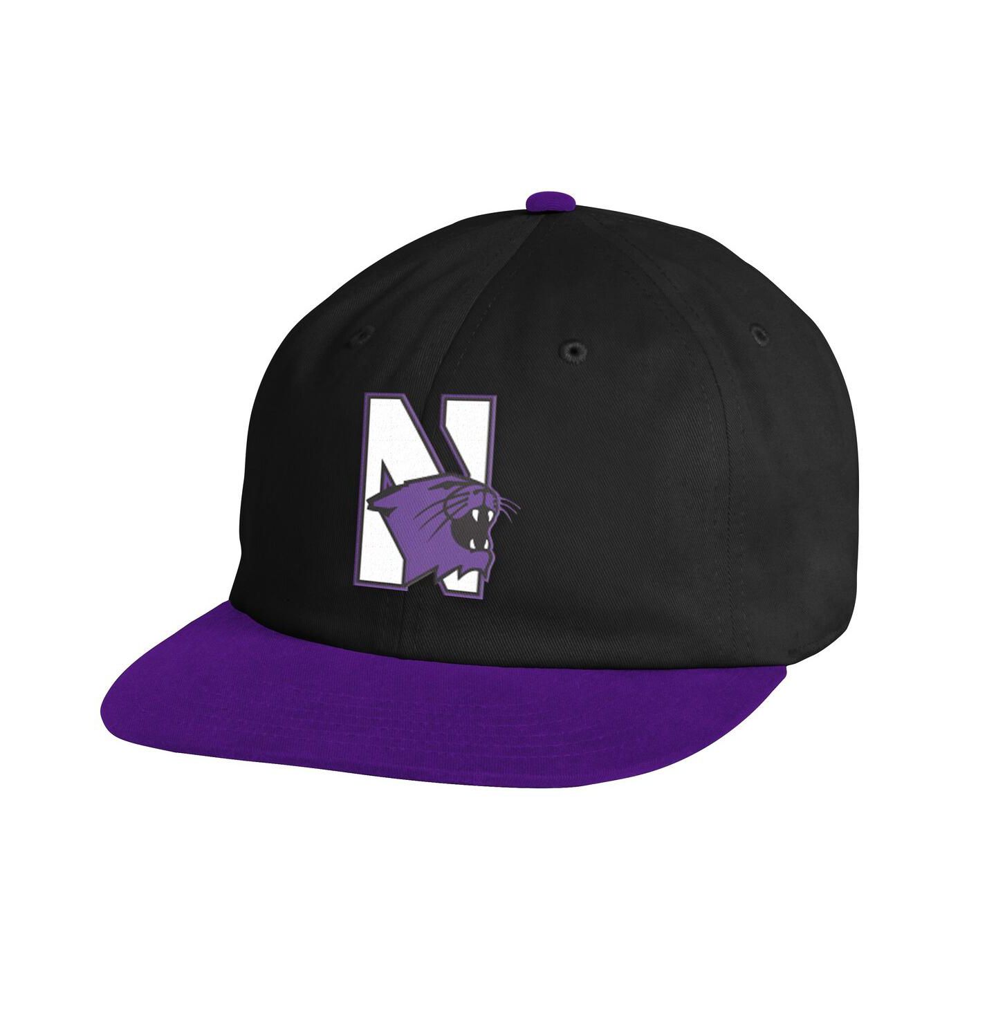 Мужская кепка Under Armour Black Northwestern Wildcats City Collection Iso-Chill Snapback Hat — фото 1