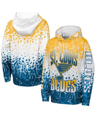 Outerstuff - Big Boys and Girls Gold St. Louis Blues Frozen Frenzy Hoodie