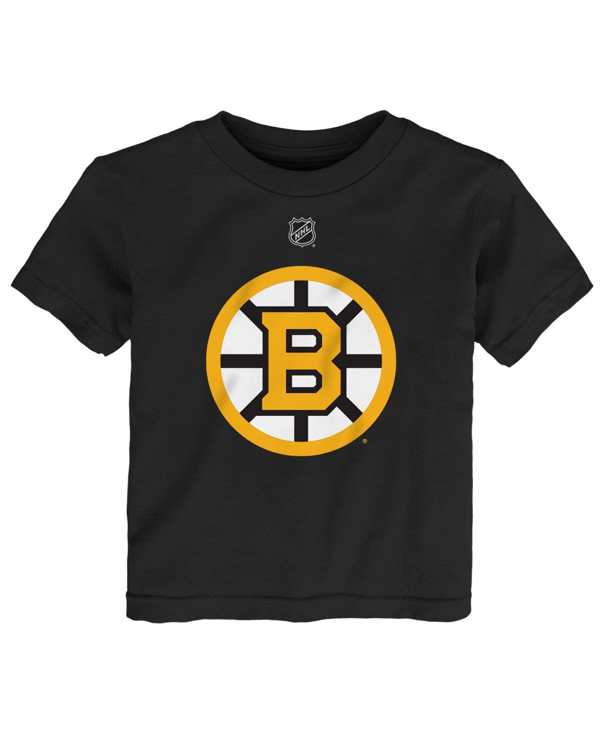 Outerstuff Toddler Black Boston Bruins Primary Logo T-shirt In Black