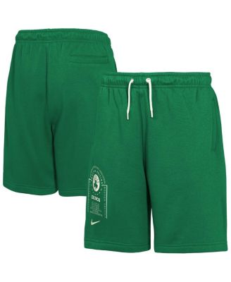Nike - Big Boys and Girls Kelly Green Boston Celtics Courtside Club Fleece Shorts
