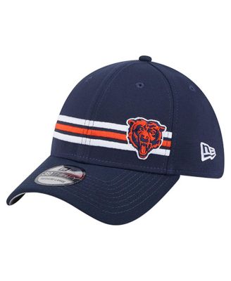 New Era - Men's Navy Chicago Bears Stripes 39THIRTY Flex Hat