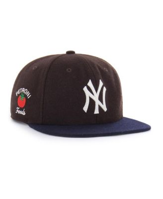 '47 Brand - Men's x Petroni Foods Brown New York Yankees Wool Captain Snapback Hat