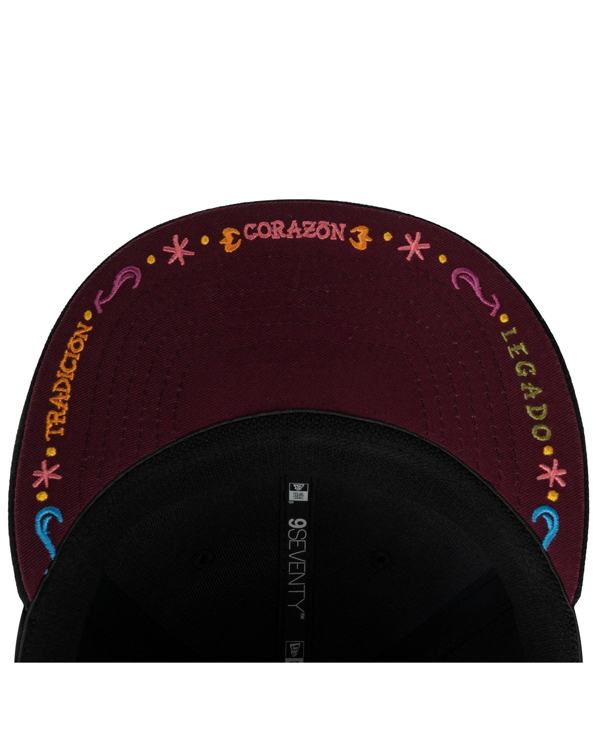 New Era Men's Black Miami Dolphins Hasta La Muerte 9seventy Adjustable Hat In Black