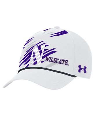 Under Armour - Men's White Northwestern Wildcats College Essentials Driver Rope Adjustable Hat