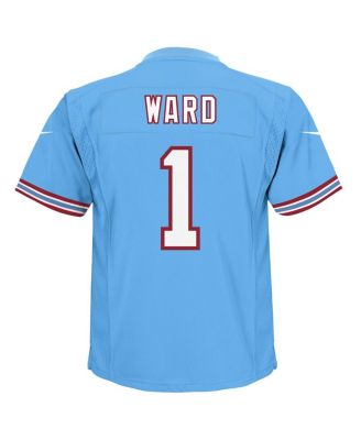 Preschool Cameron Ward Light Blue Tennessee Titans Alternate 2 Player Game Jersey