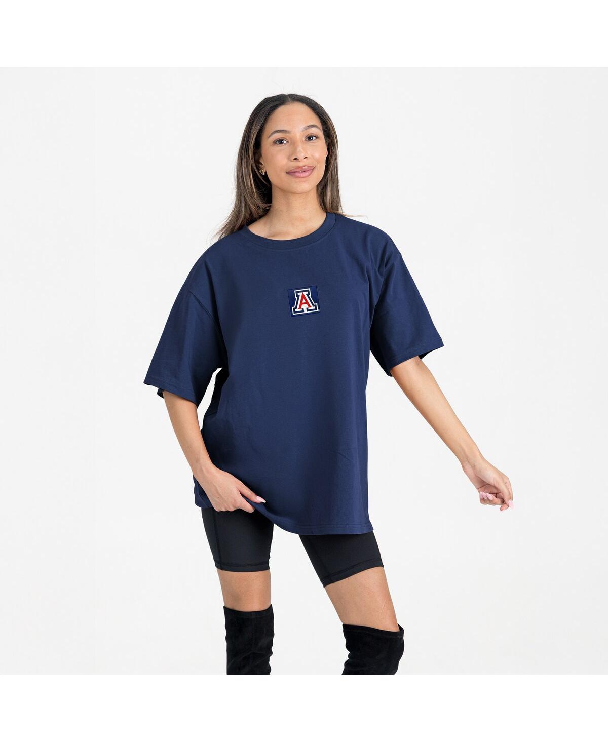 Gameday Couture Women's Navy Arizona Wildcats Oversized Back At Ya T-shirt In Multi
