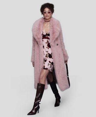 Women's Oversized Long-Sleeve Trench Jacket