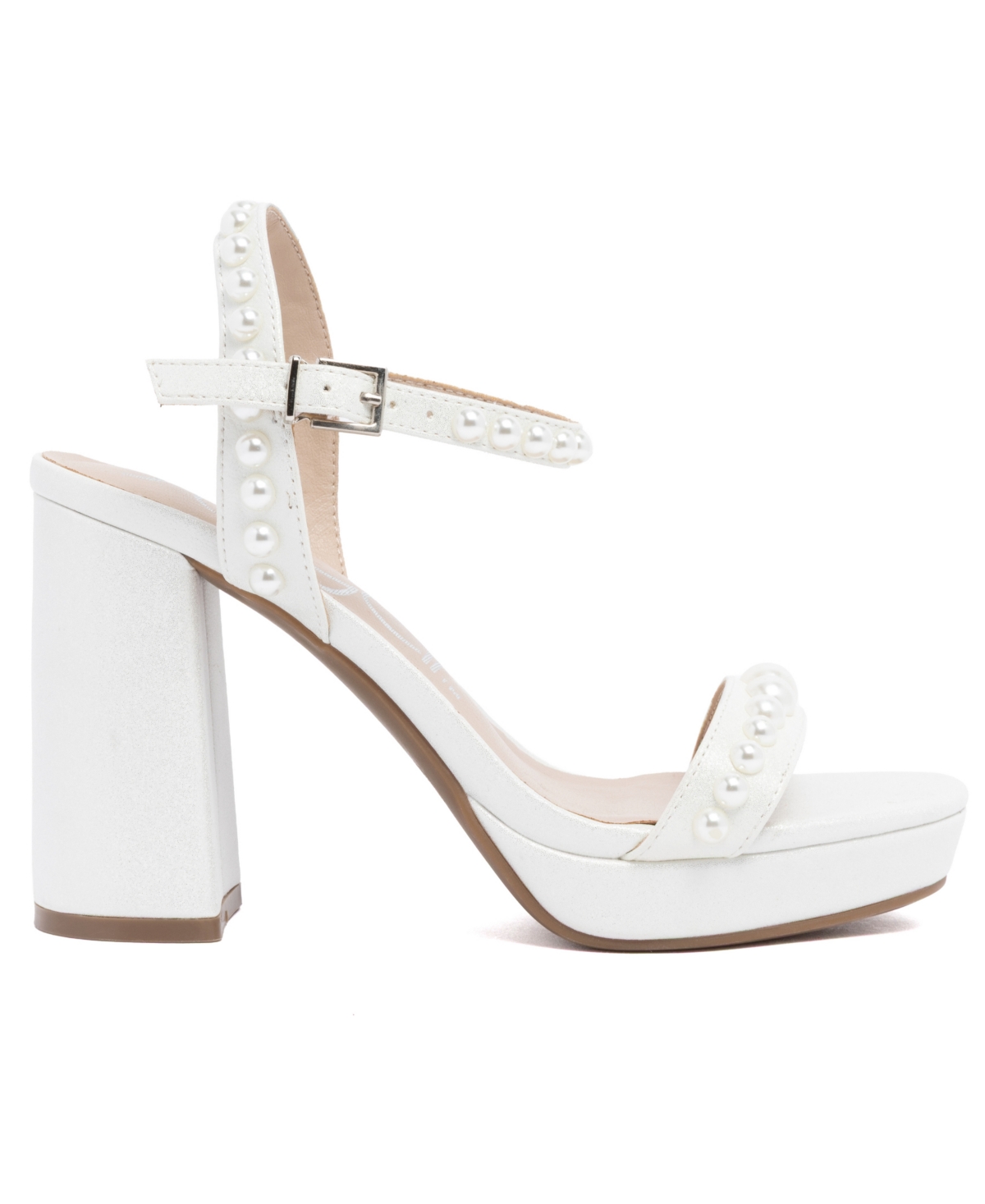 Sugar Women's Vallentina Pearl Block Heel Dress Sandals In Multi