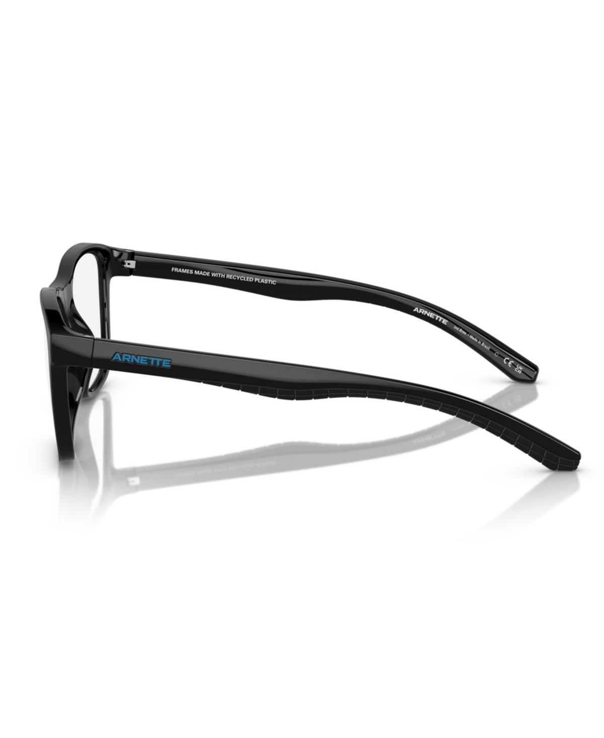 Arnette Men's Square A.t. Eyeglasses, An7241u In Black