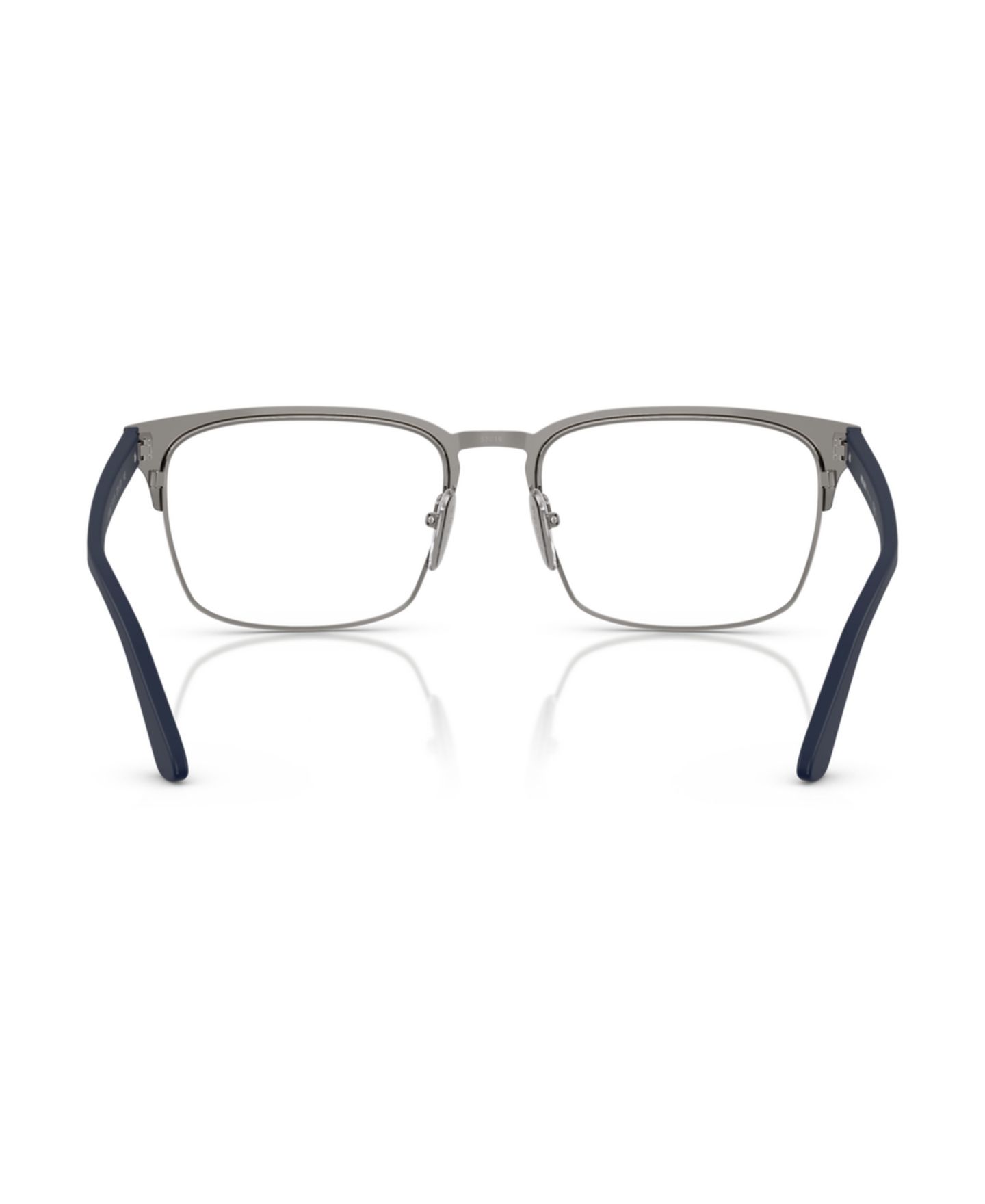 Мужские очки Prada Man Rectangle Metal PR 58ZV Eyeglasses, цвет: Графитовый — фото 3