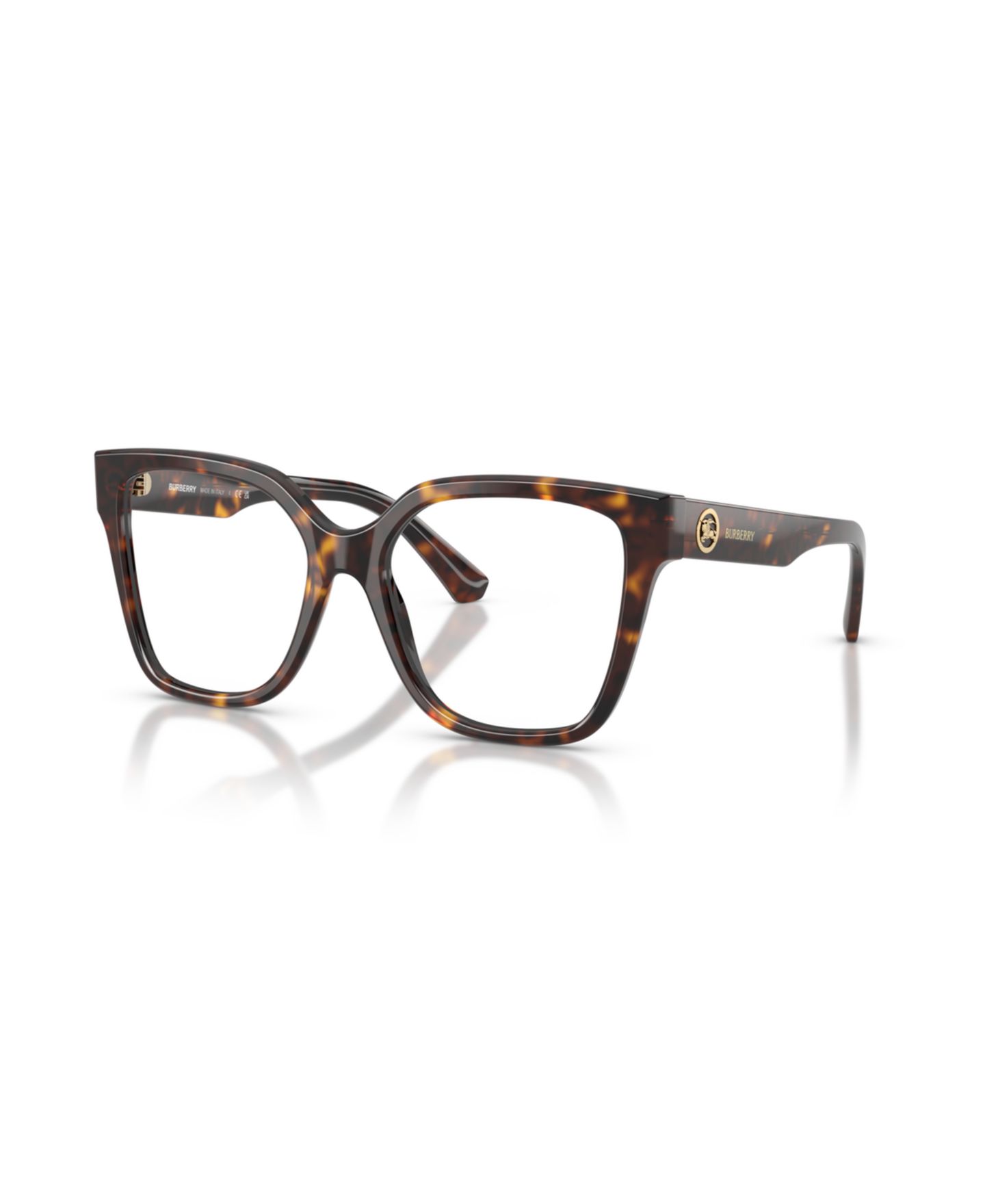 Женские очки Burberry Woman Square Plastic BE2443 Eyeglasses, цвет: Тёмный гавана — фото 1