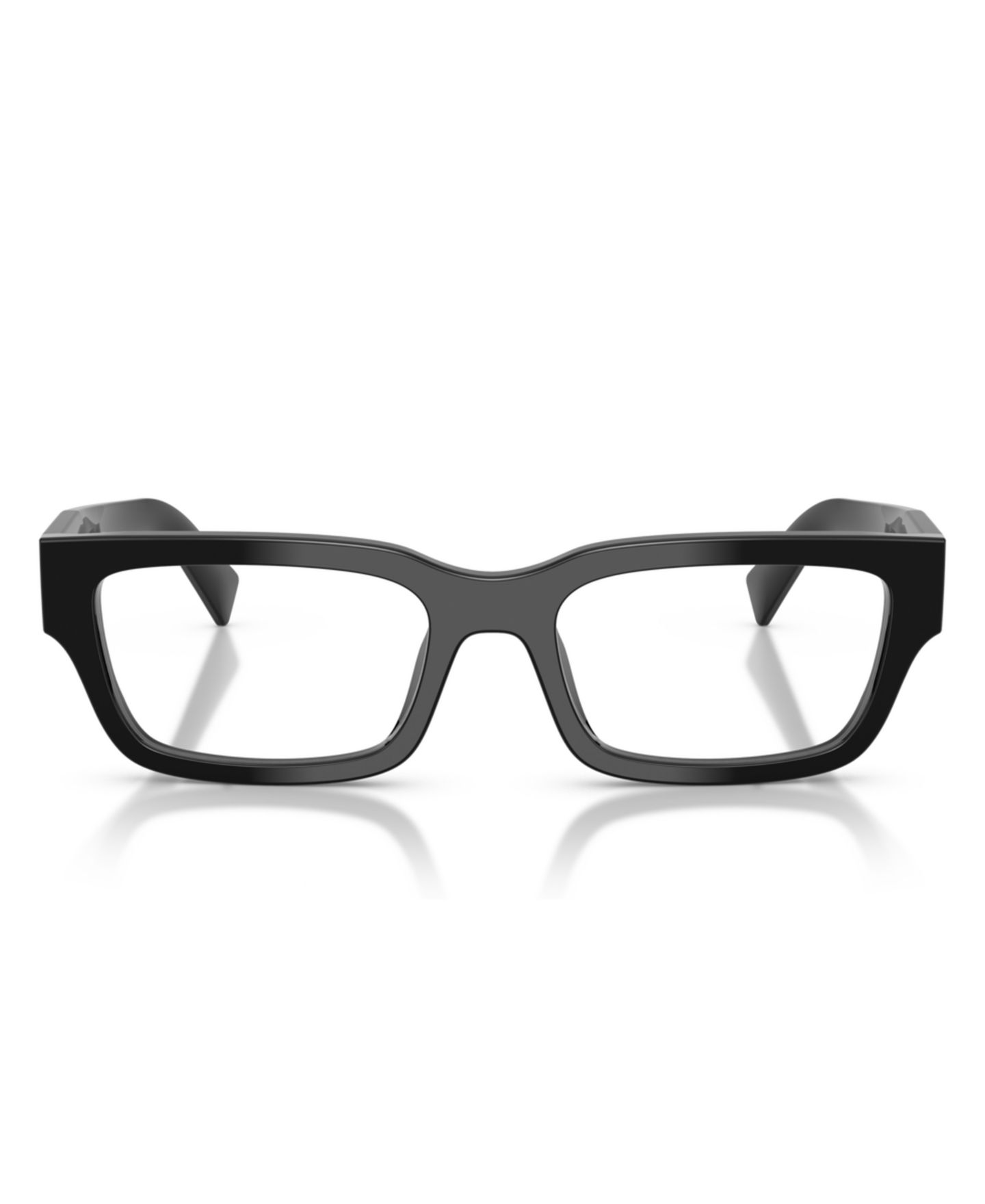 Мужские очки PRADA Man Pillow Plastic PR C02VF Eyeglasses, цвет: Чёрный — фото 2