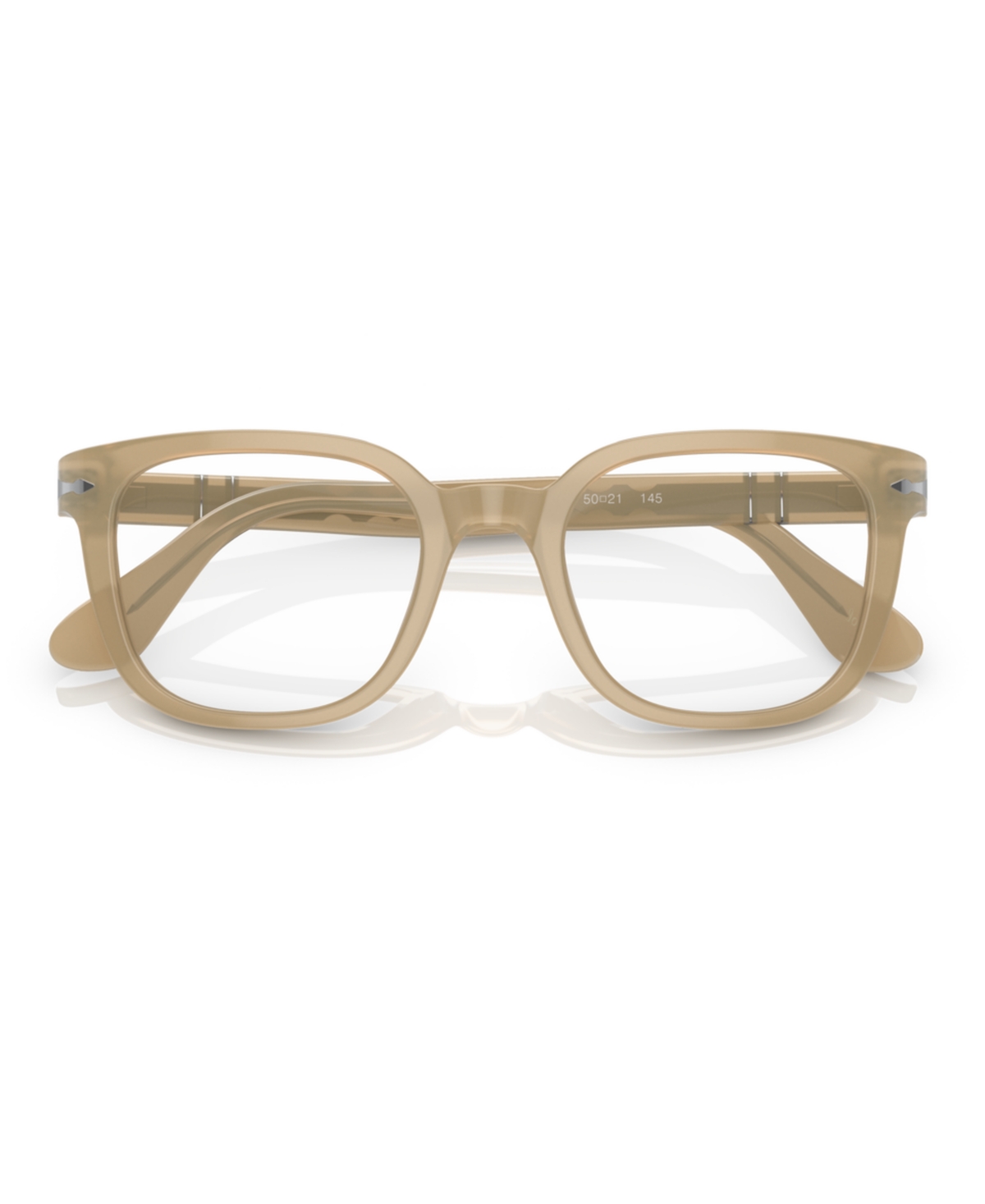 Persol Unisex Square Eyeglasses, Po3263v In Gold
